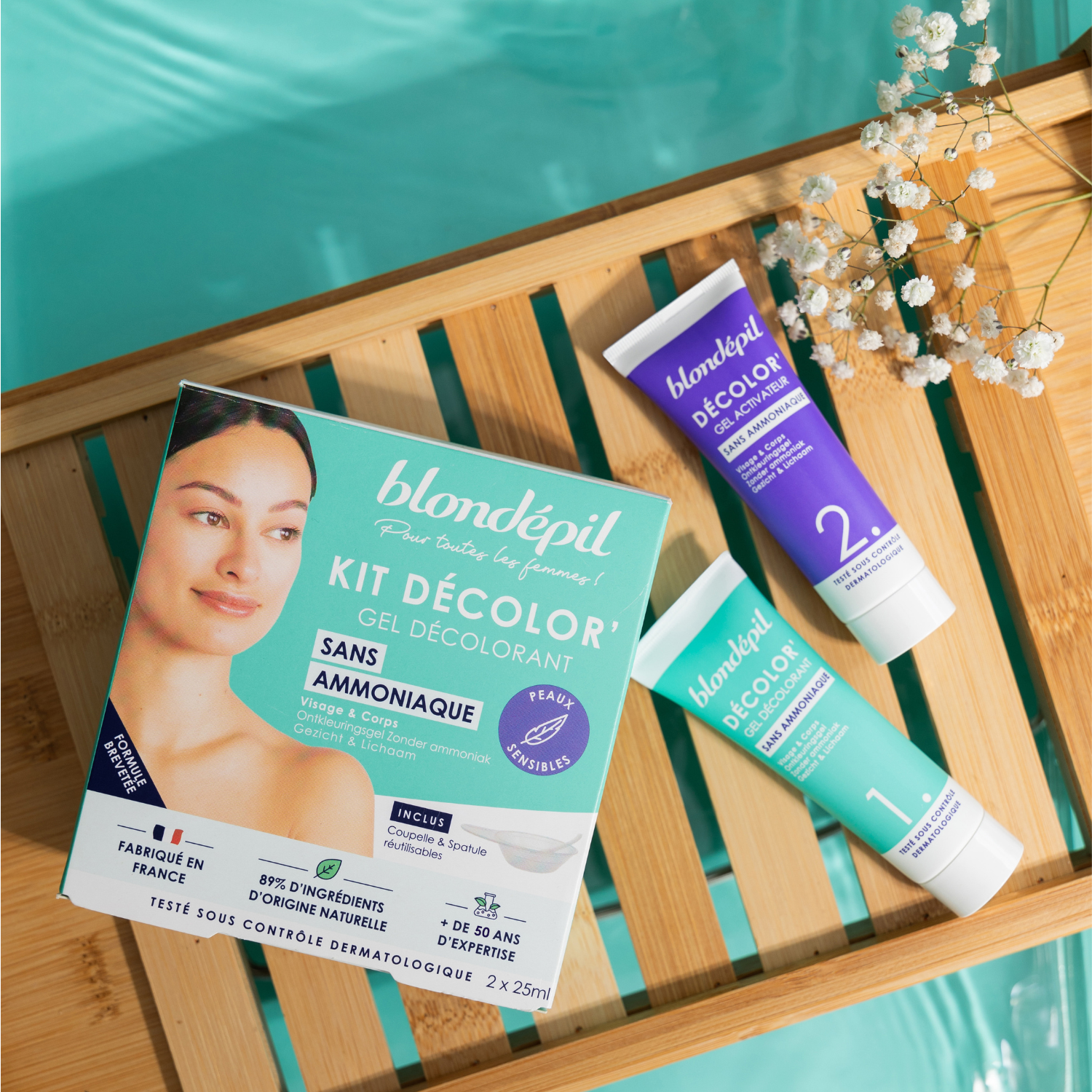 Kit Decolor’ Gel Decolorant Sans Ammoniaque - Visage Et Corps