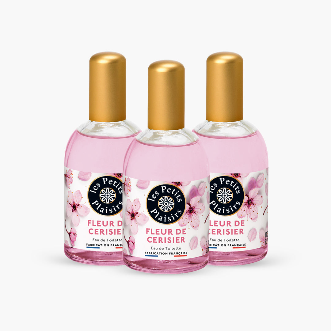 Lot 3 eaux de toilette Fleur de Cerisier