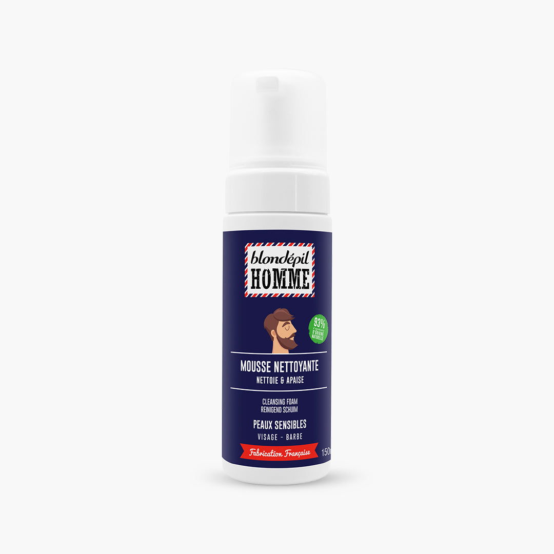 Mousse nettoyante Visage & Barbe
