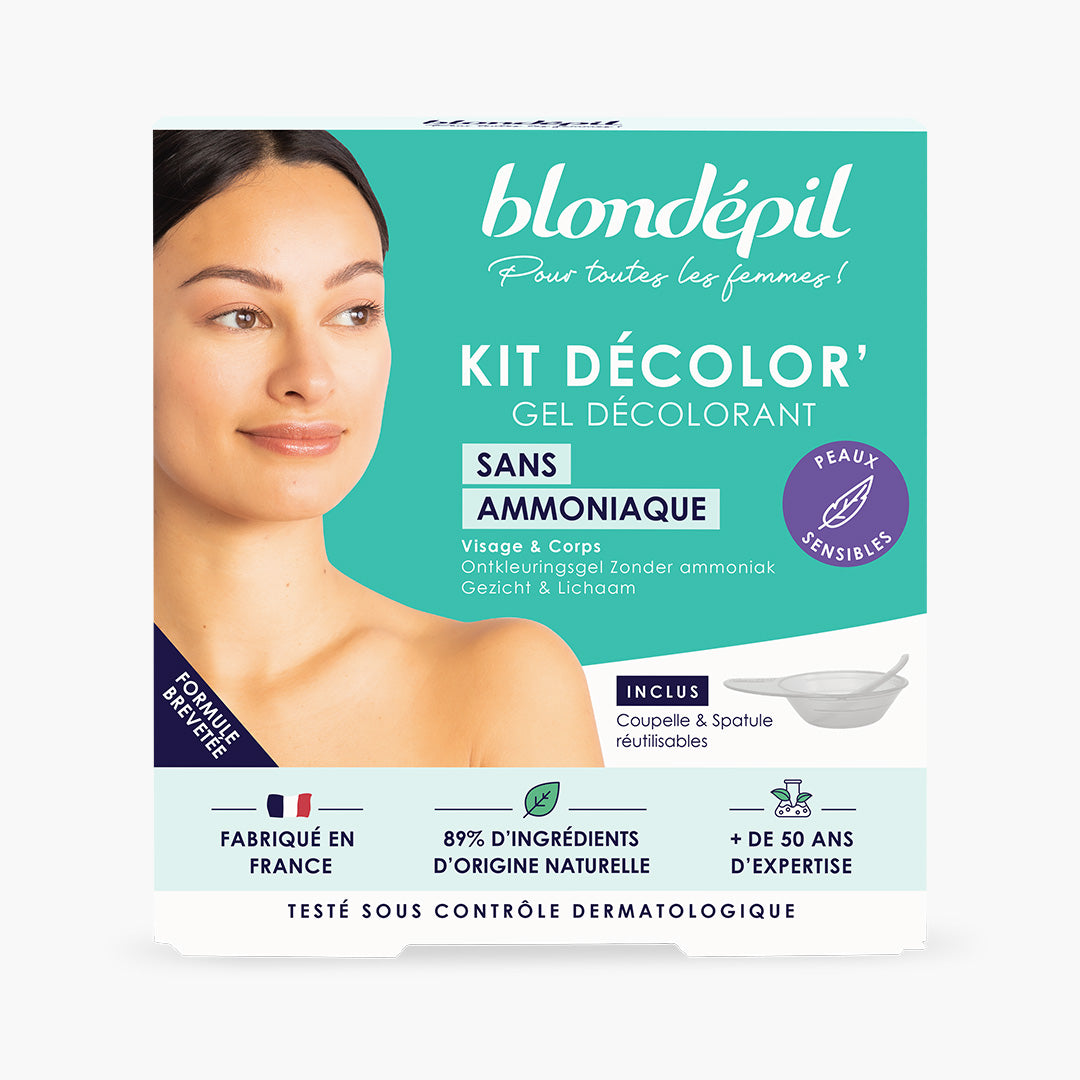 Kit Decolor’ Gel Decolorant Sans Ammoniaque - Visage Et Corps