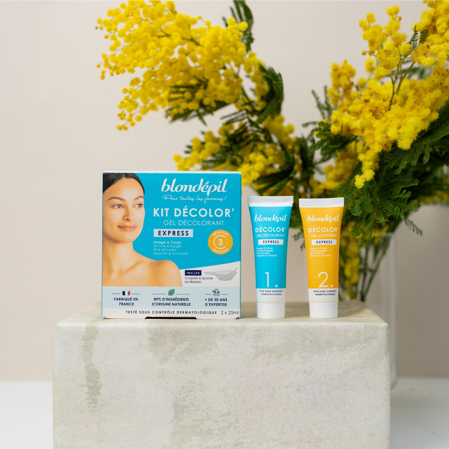 Kit Decolor’ Gel Decolorant Express - Visage Et Corps