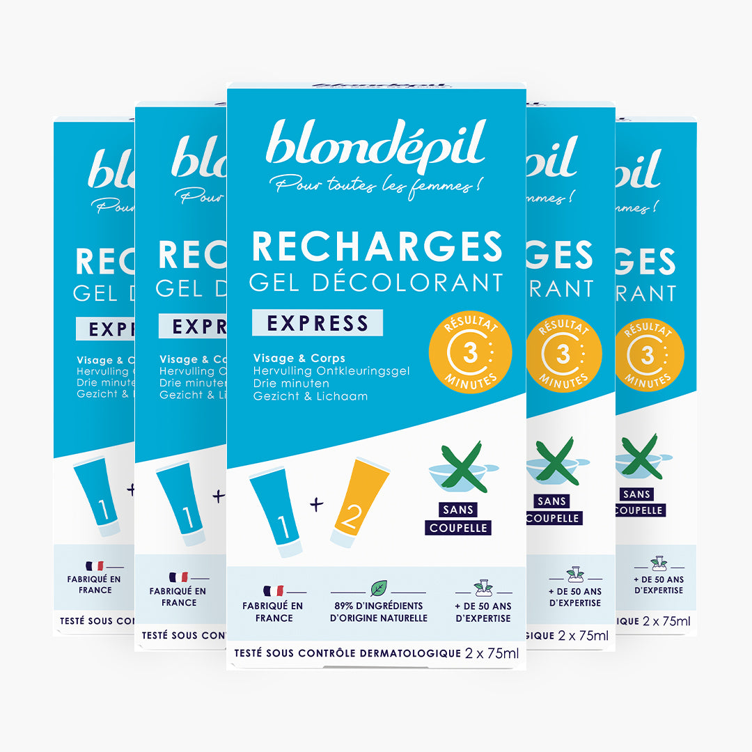 Lot de 5 recharges décolor express