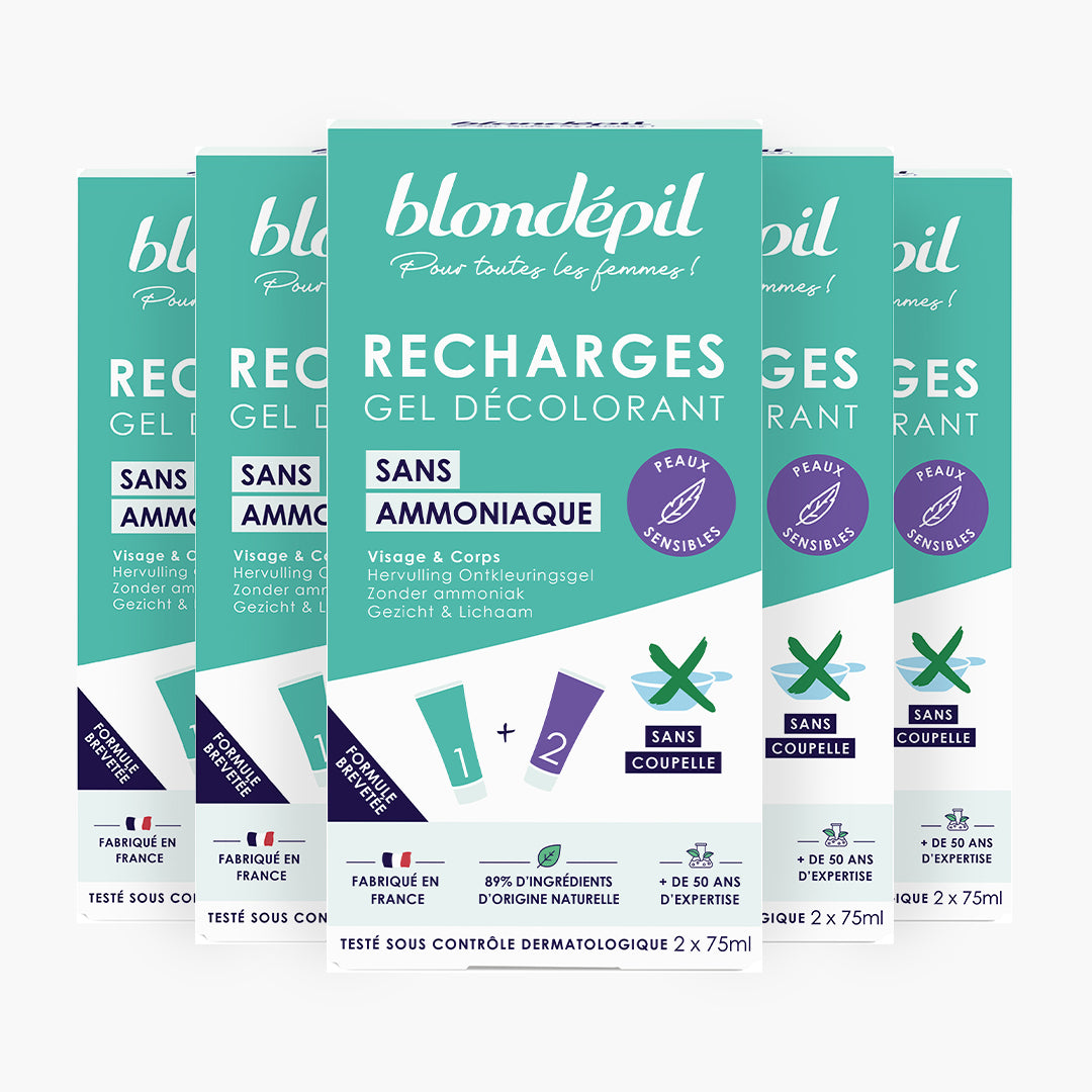 Lot de 5 Recharges Décolor sans Ammoniaque