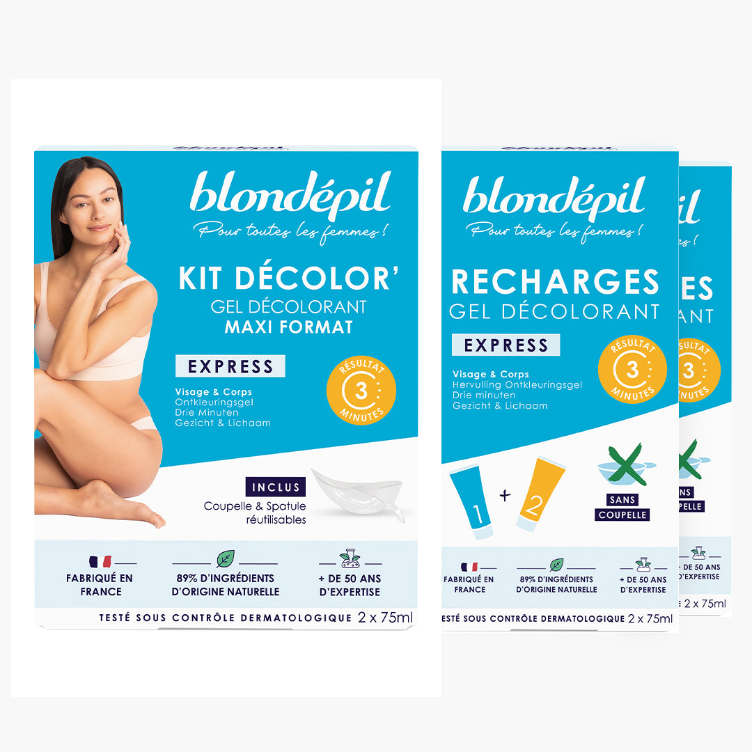 Lot décolorant express maxi + 2 recharges express