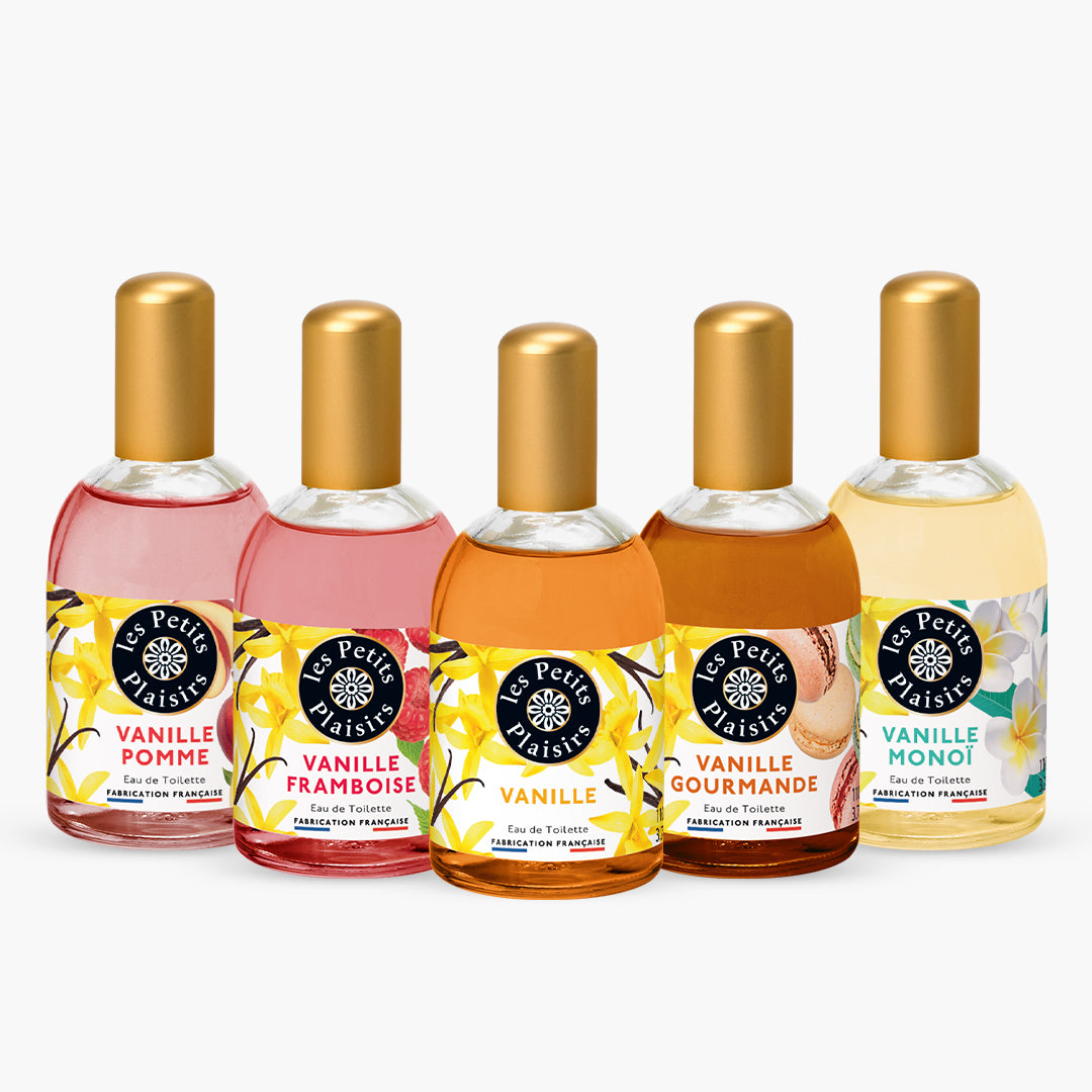 Lot 5 Eaux de toilette Vanille
