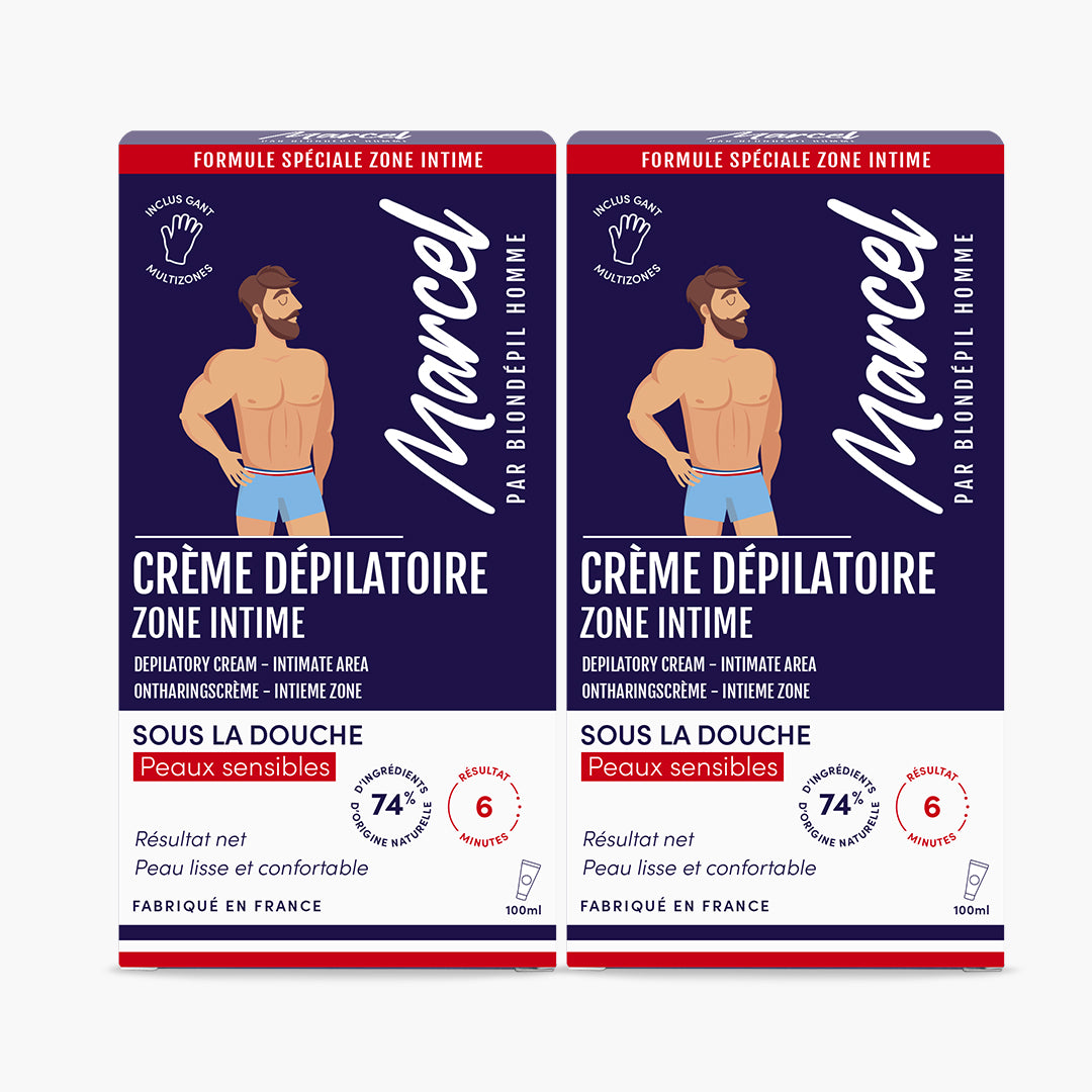 Lot de 2 Crèmes Dépilatoire zone intime
